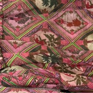 Coniglio cotton long pareo with ruffle